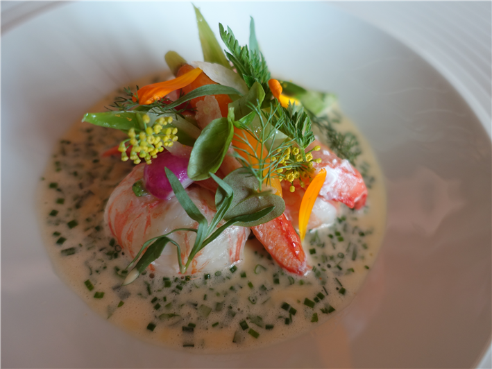 langoustines with nage